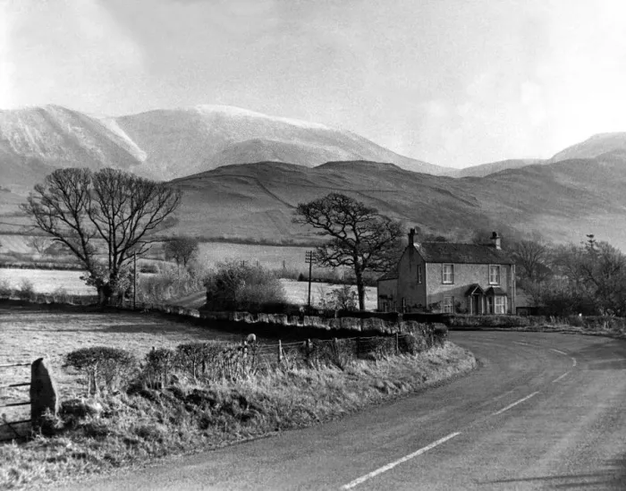 Framed Print : Lake District - A beautiful cottage in Skiddaw 13 November 1963 Framed Print : Lake District - A beautiful cottage in Skiddaw 13 November 1963
