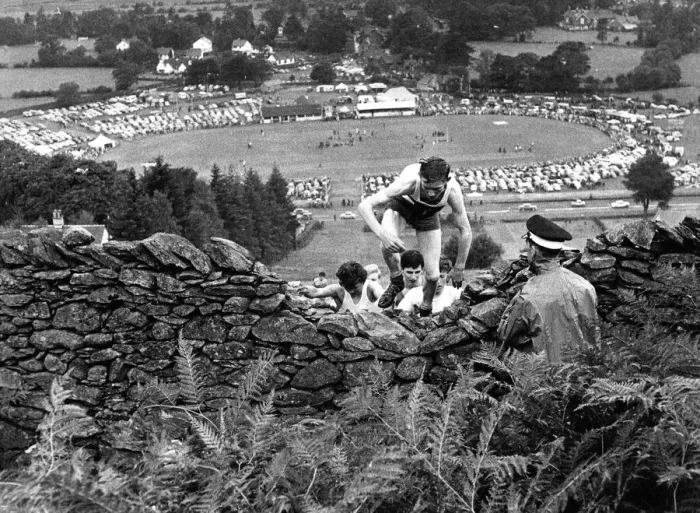 Framed Print : Lake District - Grasmere Sports, the tradional Lakeland gathering - J Stretch of