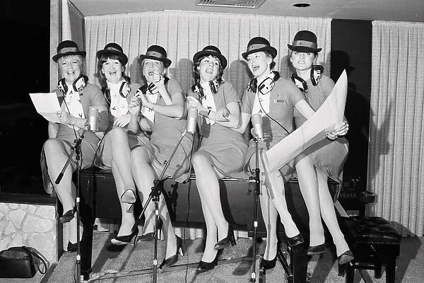 Six Laker stewardesses make a record dedicated to Freddie Laker called '