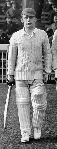 Lancashire county cricketer Cyril Washbrook. May 1935 P009879