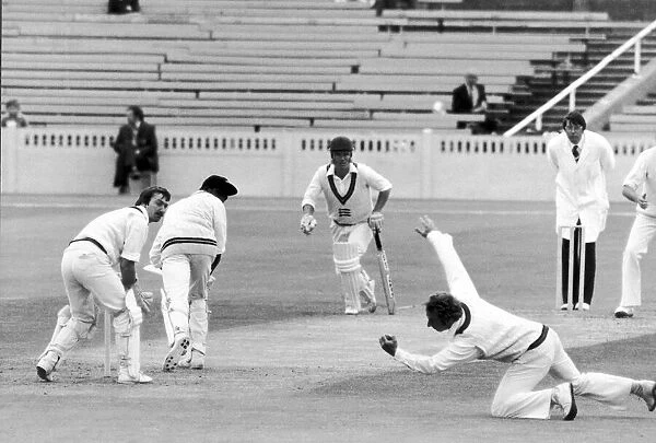 Lancashire Cricket Club V Middlesex, Lloyd makes the catch. 22nd June 1979