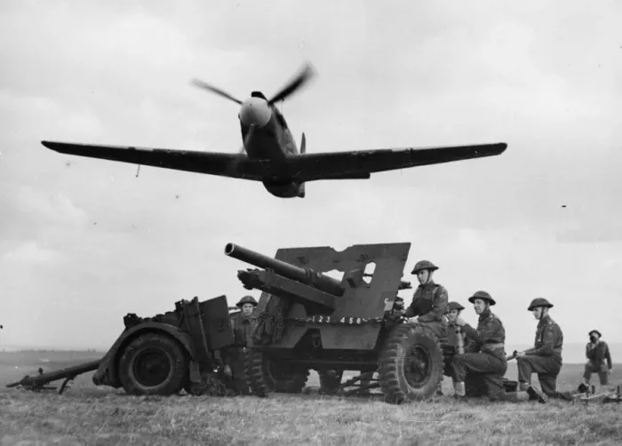Framed Print : Land-Air co-operation is an essential of victory in this modern war of 3 elements
