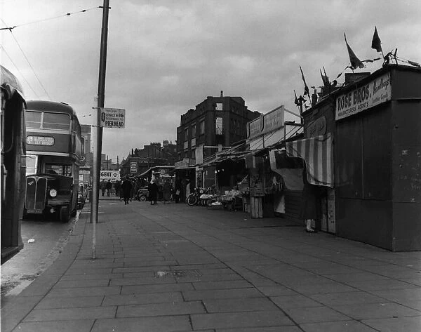 Mill Lane, Cardiff, Wales, Circa 1960