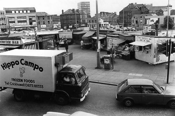 Mill Lane Open Air Market, Cardiff, Wales, Thursday 25th June 1981