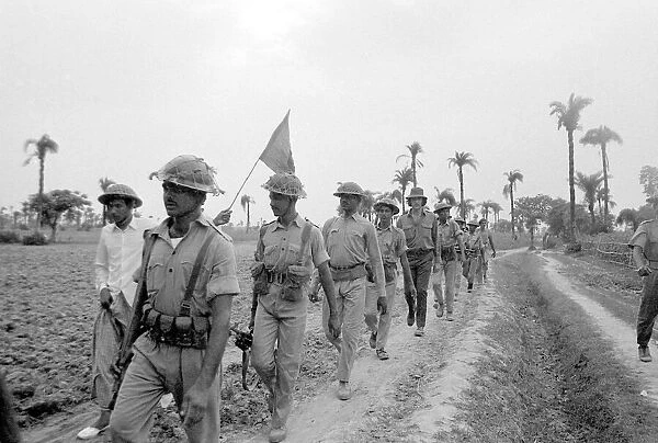 A large area of East Pakistan territory is under the control of the Bangladesh Freedom