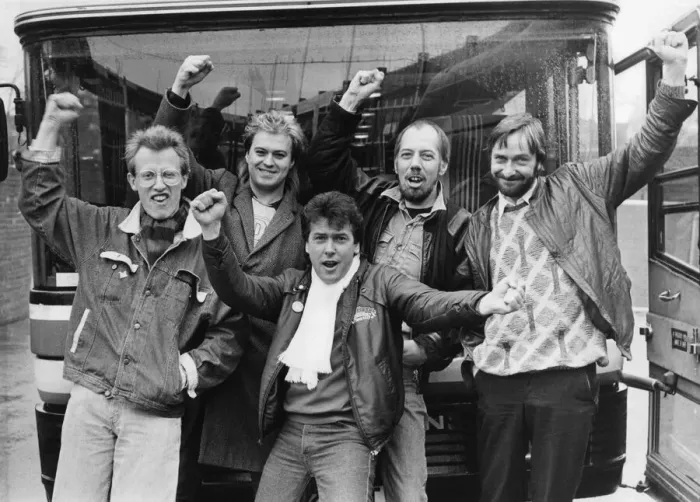 Framed Print : The launch of Lindisfarnes big tour, with band members (left to right) Ray Laidlaw Framed Print : The launch of Lindisfarnes big tour, with band members (left to right) Ray Laidlaw