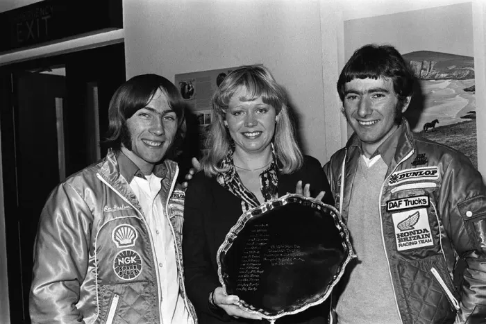 Framed Print : Launch Of Ulster Grand Prix At Dundrod August 1981 Ron Haslam (left Framed Print : Launch Of Ulster Grand Prix At Dundrod August 1981 Ron Haslam (left