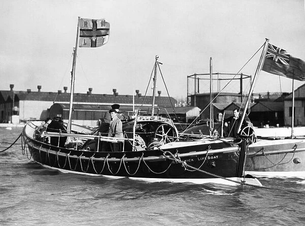 Launched and named by Sir Godfrey Baring, chairman of the RNLI, the Elliot Gill