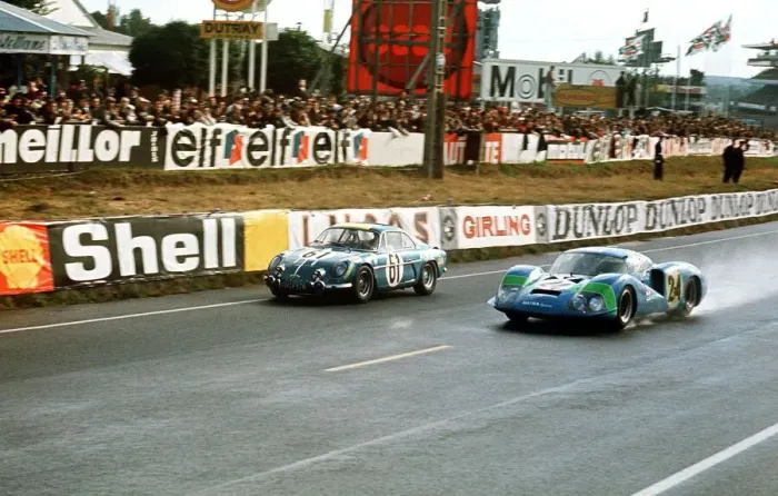 Framed Print : Le Mans 24 hour race. Motor Racing Le Mans cars at speed September 1968