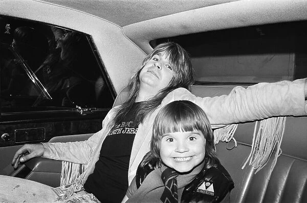 Lead singer Ozzy Osbourne, of Black Sabbath, pictured in with son Jack Osbourne
