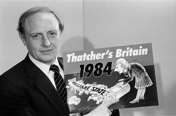 Leader of the Labour Party Neil Kinnock launches 'Thatchers Britain'