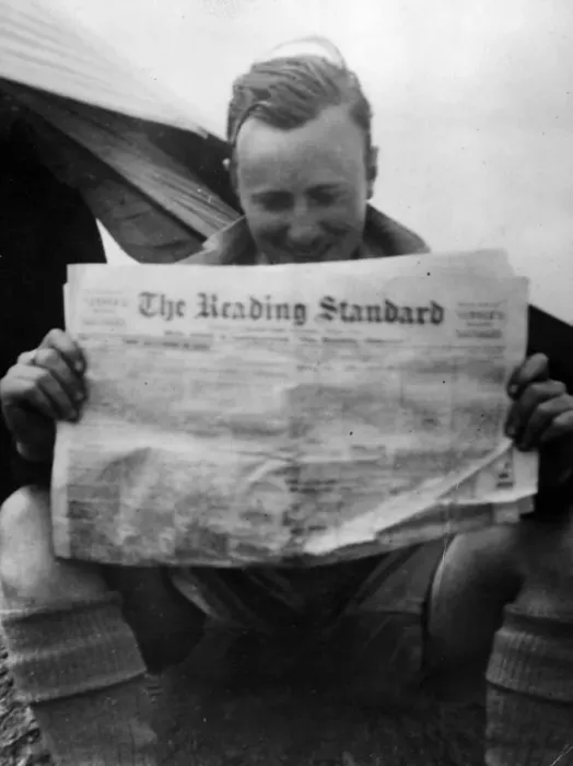 Framed Print : Leading Aircraft-man Ivan Wallis of the Royal Air Force of 15 Wokingham Road, Reading Framed Print : Leading Aircraft-man Ivan Wallis of the Royal Air Force of 15 Wokingham Road, Reading