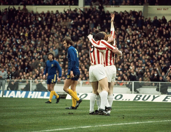 League Cup Final at Wembley Stadium Stoke City 2 v Chelsea 1 Stokes Terry