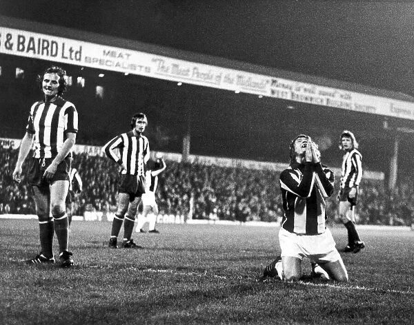 League Cup Third Round match at the Hawthorns. West Bromwich Albion 1 v Exeter 3