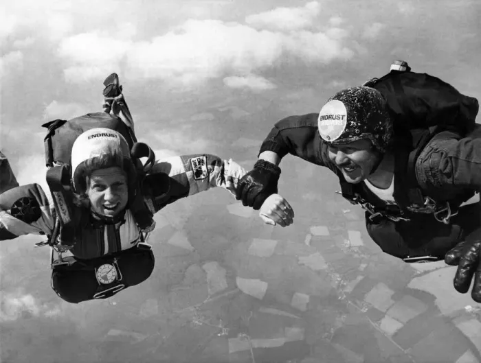 Framed Print : Leaping from an aircraft, 12, 000ft up, is the sort of thing few people would contemplate Framed Print : Leaping from an aircraft, 12, 000ft up, is the sort of thing few people would contemplate