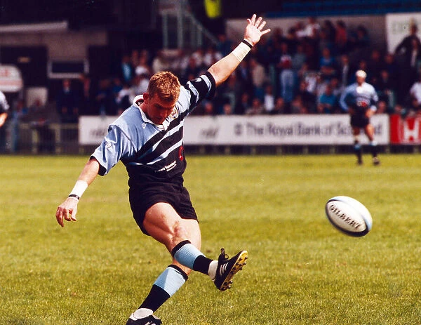 Lee Jarvis, Cardiff Rugby Union Player, match action against Caerphilly, May 1997