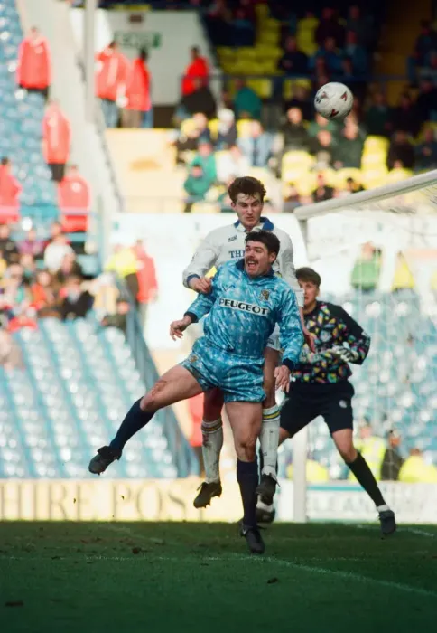 Framed Print : Leeds 1-0 Coventry, Premier league match at Elland Road, Saturday 19th March 1994