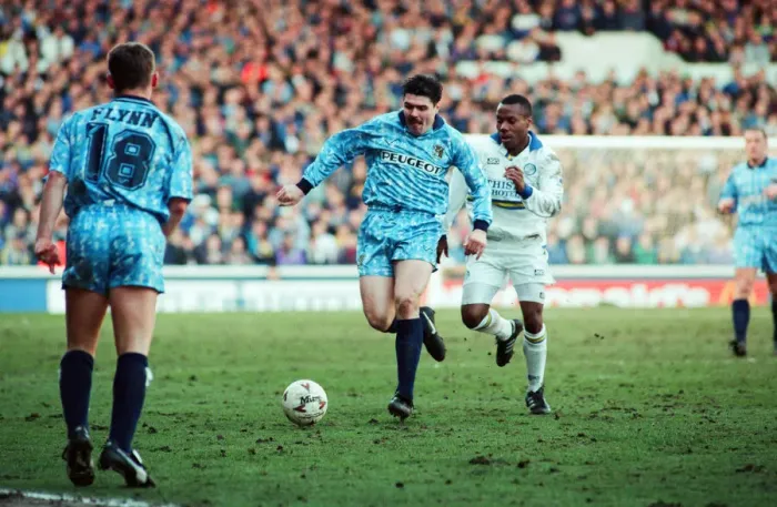 Framed Print : Leeds 1-0 Coventry, Premier league match at Elland Road, Saturday 19th March 1994 Framed Print : Leeds 1-0 Coventry, Premier league match at Elland Road, Saturday 19th March 1994