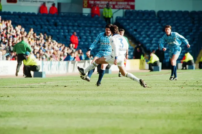 Framed Print : Leeds 1-0 Coventry, Premier league match at Elland Road, Saturday 19th March 1994