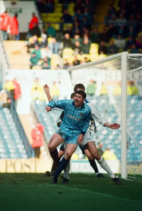 Framed Print : Leeds 1-0 Coventry, Premier league match at Elland Road, Saturday 19th March 1994