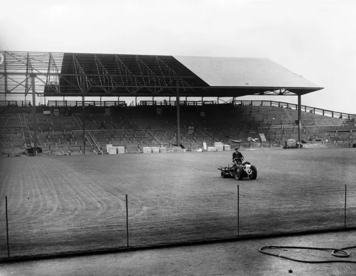 Framed Print : Leeds Road was a football stadium in Huddersfield. It operated from its construction in