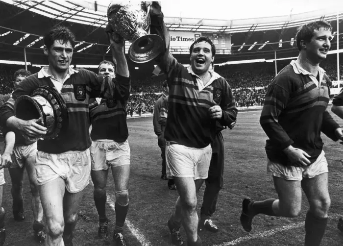 Framed Print : Leeds seen here completing a lap of honour after defeating Wakefield Trinity 11 -10 in Framed Print : Leeds seen here completing a lap of honour after defeating Wakefield Trinity 11 -10 in