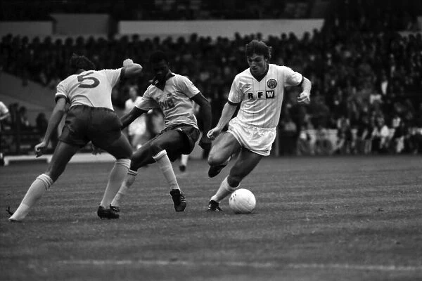 Leeds United 0 v. Arsenal 0. Division one football. September 1981 MF03-14-017