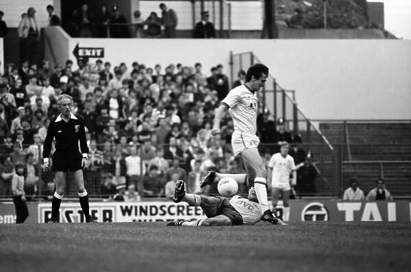 Leeds United 0 v. Arsenal 0. Division one football. September 1981 MF03-14-062
