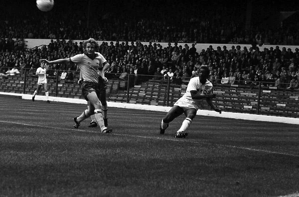 Leeds United 0 v. Arsenal 0. Division one football. September 1981 MF03-14-040