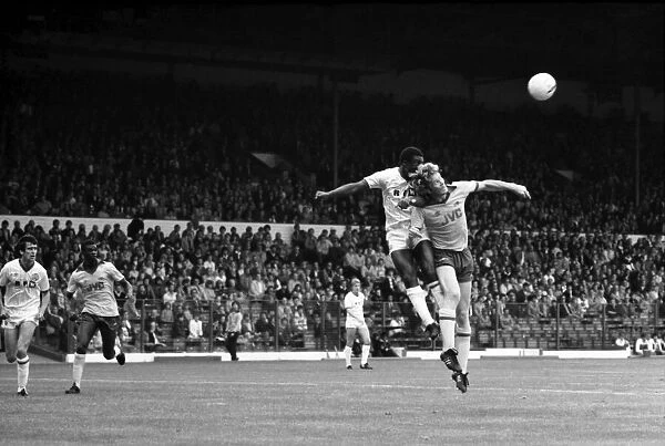 Leeds United 0 v. Arsenal 0. Division one football. September 1981 MF03-14-024