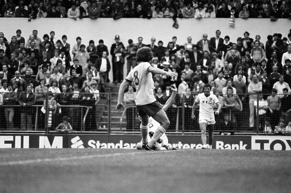 Leeds United 0 v. Arsenal 0. Division one football. September 1981 MF03-14-047
