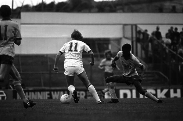 Leeds United 0 v. Arsenal 0. Division one football. September 1981 MF03-14-028