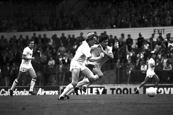 Leeds United 0 v. Arsenal 0. Division one football. September 1981 MF03-14-042