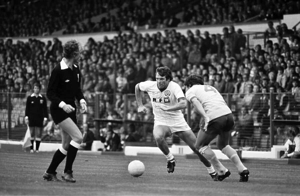 Leeds United 0 v. Arsenal 0. Division one football. September 1981 MF03-14-029
