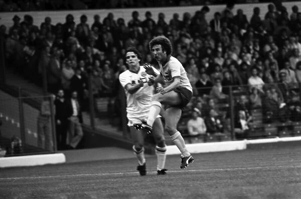 Leeds United 0 v. Arsenal 0. Division one football. September 1981 MF03-14-021