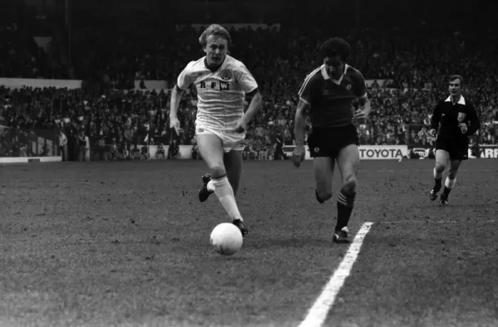 Framed Print : Leeds United 0 v. Manchester United 0. April 1982 MF06-22-041 Local Caption Framed Print : Leeds United 0 v. Manchester United 0. April 1982 MF06-22-041 Local Caption