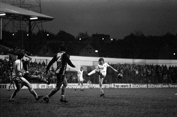 Leeds United 0 v. Southampton 3. Division One Football. January 1981 MF01-07-056