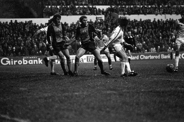 Leeds United 0 v. Southampton 3. Division One Football. January 1981 MF01-07-054