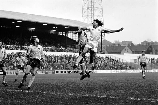 Leeds United 1 v. Norwich City 0. Division One Football. January 1981