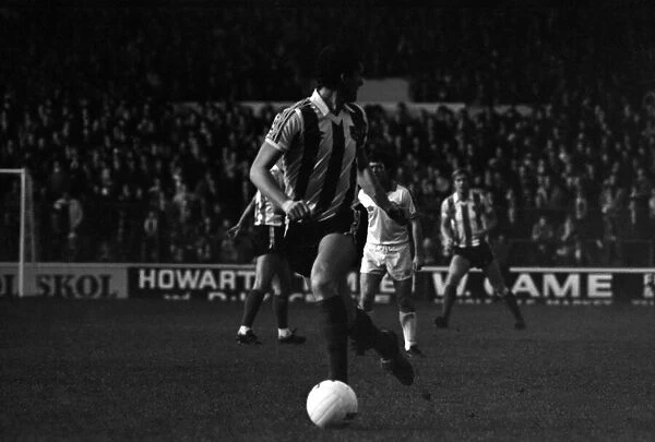 Leeds United 1 v. Stoke City 3. Division One Football. February 1981 MF01-29-073