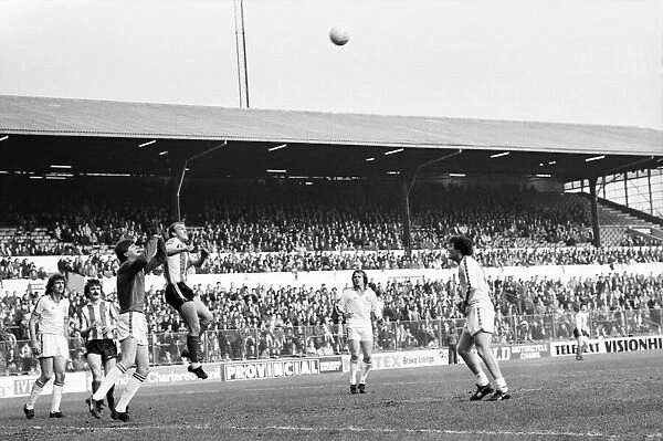 Leeds United 1 v. Stoke City 3. Division One Football. February 1981 MF01-29-103