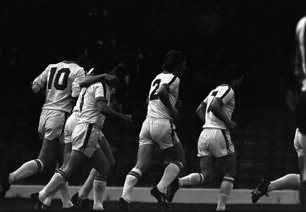 Leeds United 1 v. Stoke City 3. Division One Football. February 1981 MF01-29-074