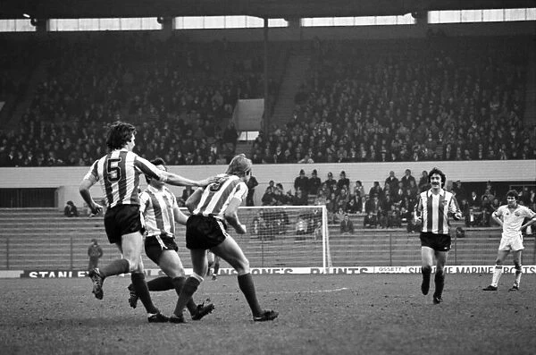 Leeds United 1 v. Stoke City 3. Division One Football. February 1981 MF01-29-099