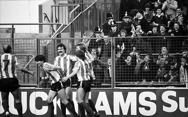 Leeds United 1 v. Stoke City 3. Division One Football. February 1981 MF01-29-085