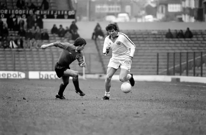 Framed Print : Leeds United 1 v. Sunderland 0. Division One Football. February 1981 MF01-33-042 Framed Print : Leeds United 1 v. Sunderland 0. Division One Football. February 1981 MF01-33-042