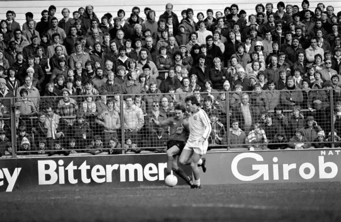 Framed Print : Leeds United 1 v. Sunderland 0. Division One Football. February 1981 MF01-33-031 Framed Print : Leeds United 1 v. Sunderland 0. Division One Football. February 1981 MF01-33-031