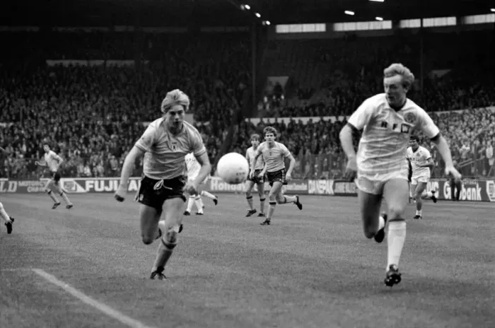 Framed Print : Leeds United 1 v. Sunderland 0. Division 1 Football. October 1981 MF04-06-068