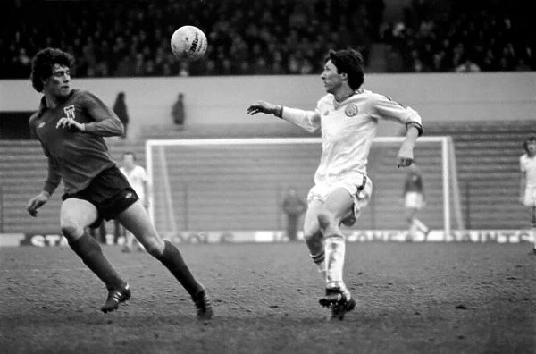 Leeds United 1 v. Sunderland 0. Division One Football. February 1981 MF01-33-057