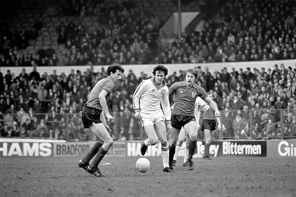 Leeds United 1 v. Sunderland 0. Division One Football. February 1981 MF01-33-076