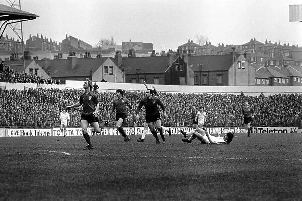 Leeds United 1 v. Sunderland 0. Division One Football. February 1981 MF01-33-008